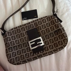 Classic Zucca Fendi baguette